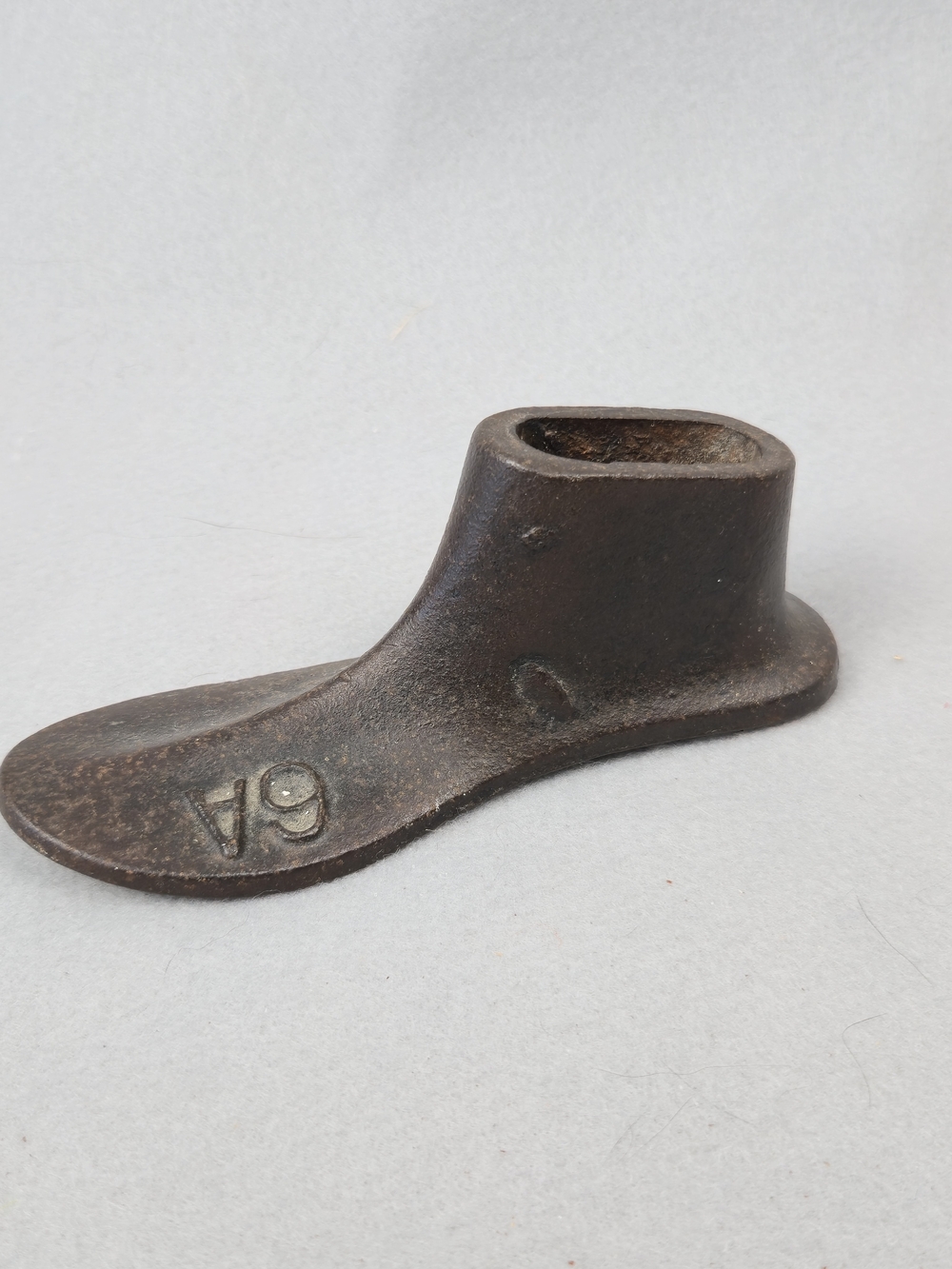 Vintage Cast Iron Cobbler Last Shoe Anvil Size 6A Industrial Decor
